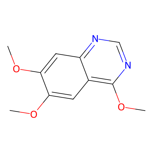 4,6,7-Trimethoxyquinazoline structure