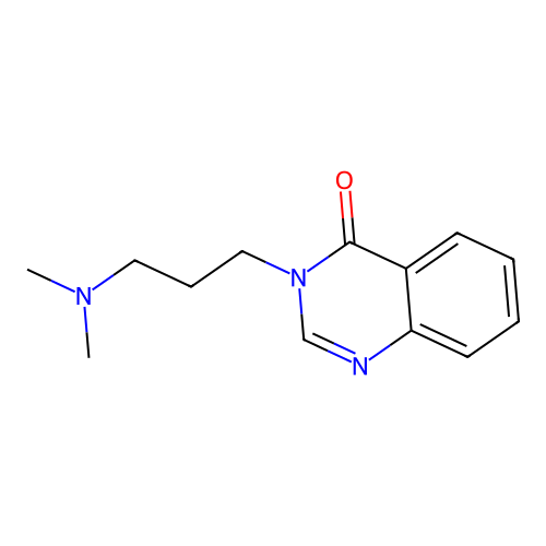3-[3-(Dimethylamino)propyl]quinazolin-4-one structure