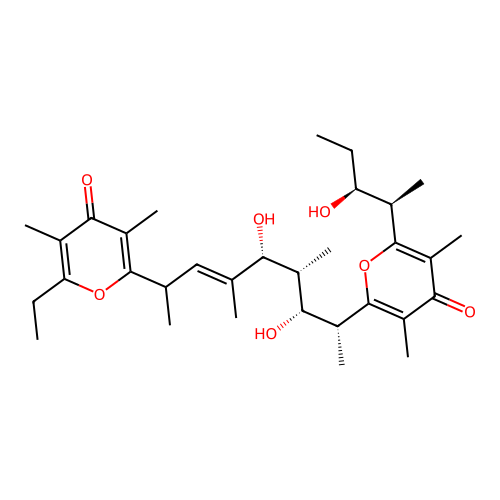 Ilikonapyrone structure
