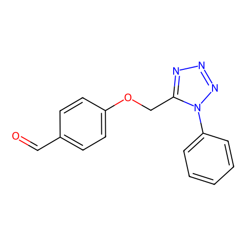 4-[(1-Phenyl-1,2,3,4-tetraazol-5-yl)methoxy]benzaldehyde structure