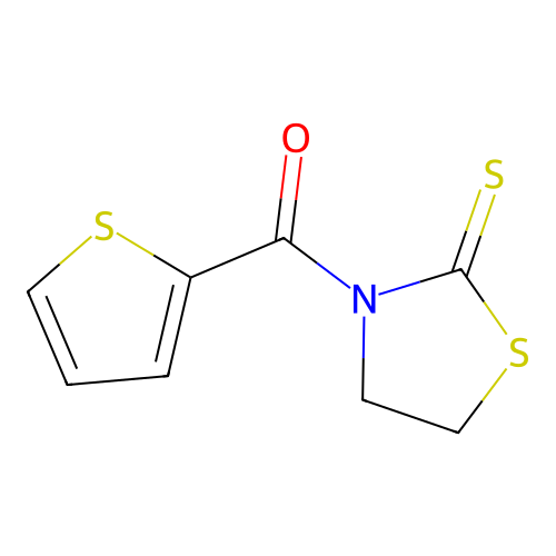 3-(2-Thienylcarbonyl)-1,3-thiazolidine-2-thione structure