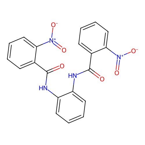 Benzamide, N,N'-1,2-phenylenebis[2-nitro- structure