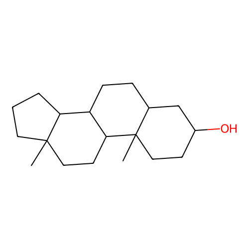 Androstan-3-ol structure