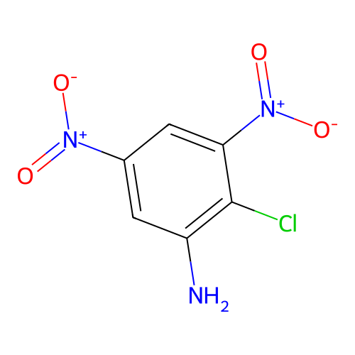 2-Chloro-3,5-dinitroaniline structure