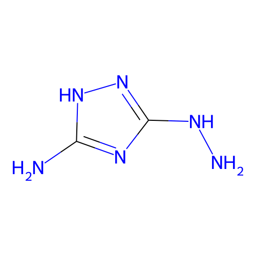 3-hydrazinyl-1H-1,2,4-triazol-5-amine structure