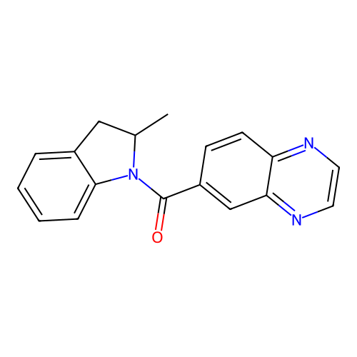 2-Methylindolinyl quinoxalin-6-yl ketone structure