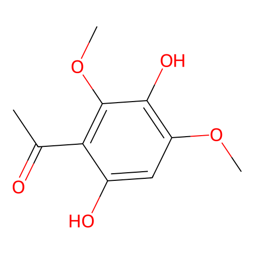 1-(3,6-Dihydroxy-2,4-dimethoxyphenyl)ethanone structure