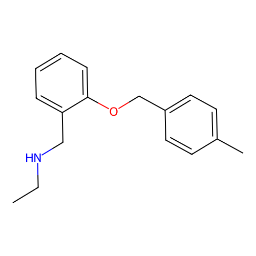 N-{2-[(4-methylbenzyl)oxy]benzyl}ethanamine structure