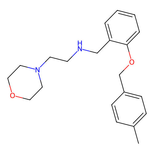 N-{2-[(4-methylbenzyl)oxy]benzyl}-2-(morpholin-4-yl)ethanamine structure