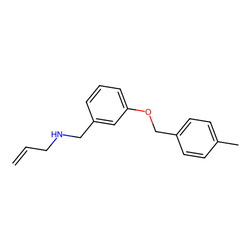 N-allyl-N-{3-[(4-methylbenzyl)oxy]benzyl}amine structure