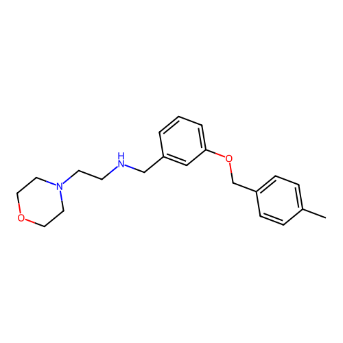 N-{3-[(4-methylbenzyl)oxy]benzyl}-2-(morpholin-4-yl)ethanamine structure