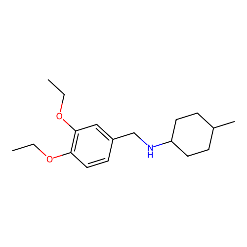 N-(3,4-diethoxybenzyl)-4-methylcyclohexanamine structure