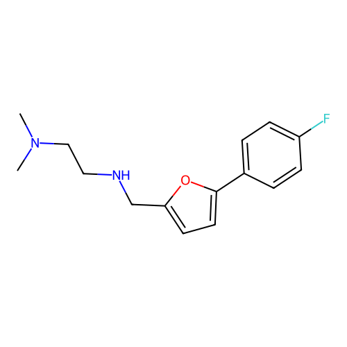 N'-{[5-(4-fluorophenyl)furan-2-yl]methyl}-N,N-dimethylethane-1,2-diamine structure