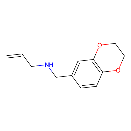 N-(2,3-dihydro-1,4-benzodioxin-6-ylmethyl)-2-propen-1-amine structure