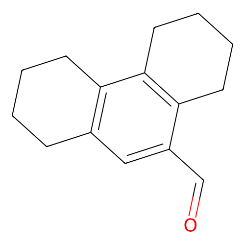 1,2,3,4,5,6,7,8-Octahydrophenanthrene-9-carbaldehyde structure