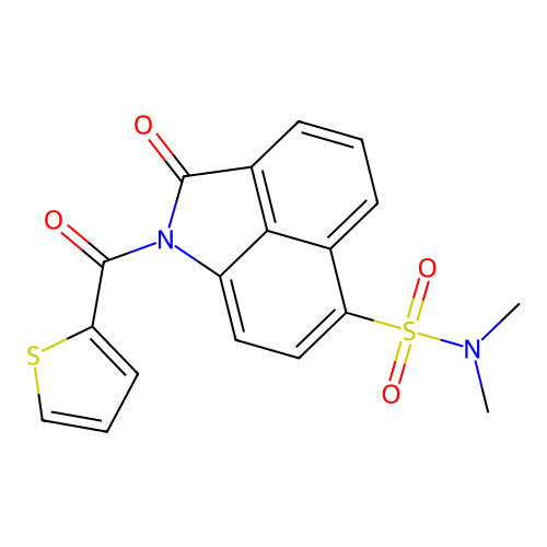 C18H14N2O4S2 structure