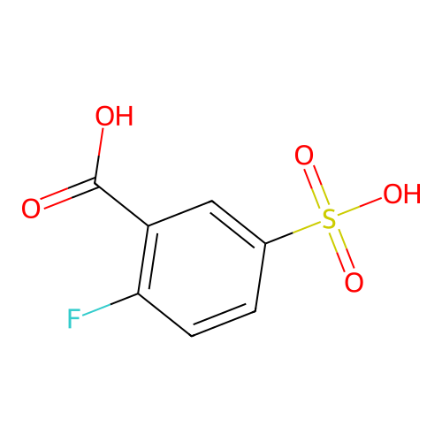 2-Fluoro-5-sulfobenzoic acid structure