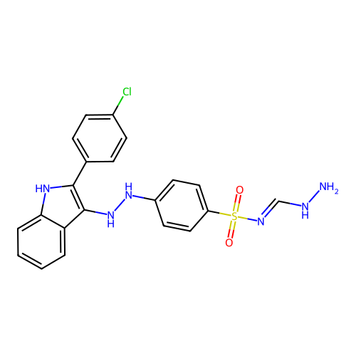 C21H19ClN6O2S structure