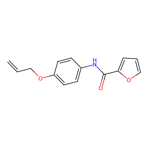N-(4-prop-2-enoxyphenyl)furan-2-carboxamide structure