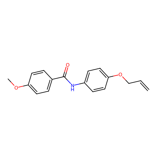 4-methoxy-N-(4-prop-2-enoxyphenyl)benzamide structure