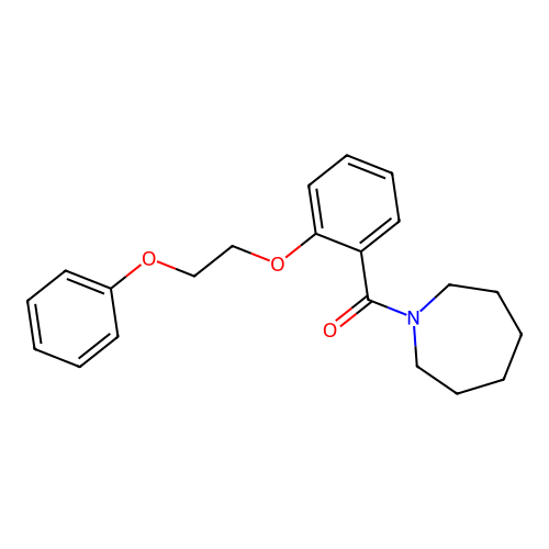 1-[2-(2-Phenoxyethoxy)benzoyl]azepane structure