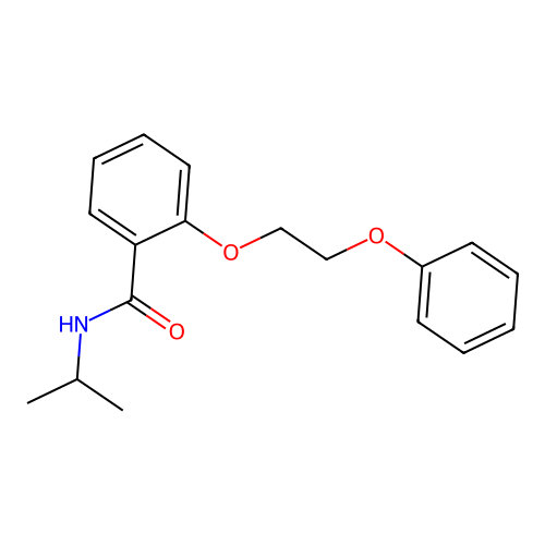2-(2-phenoxyethoxy)-N-propan-2-ylbenzamide structure