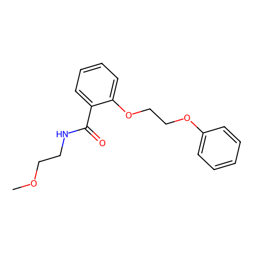 N-(2-methoxyethyl)-2-(2-phenoxyethoxy)benzamide structure