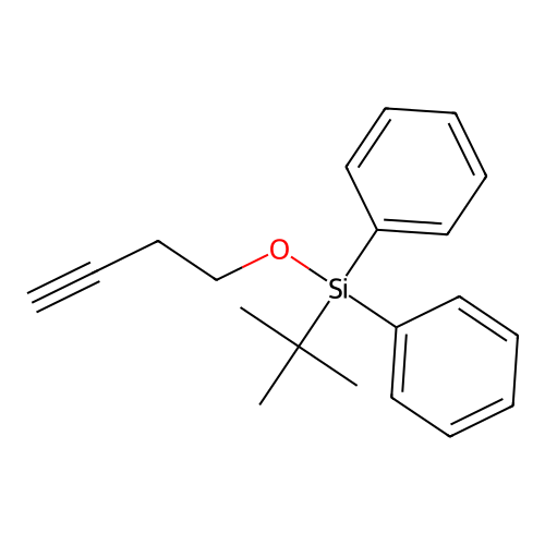tert-Butyl(3-butynyloxy)diphenylsilane structure