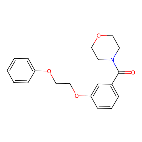 4-[3-(2-Phenoxyethoxy)benzoyl]morpholine structure