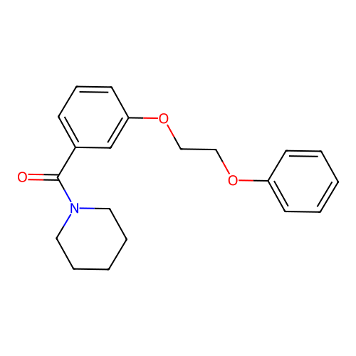 1-[3-(2-Phenoxyethoxy)benzoyl]piperidine structure