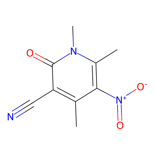 1,4,6-Trimethyl-5-nitro-2-oxo-1,2-dihydropyridine-3-carbonitrile structure