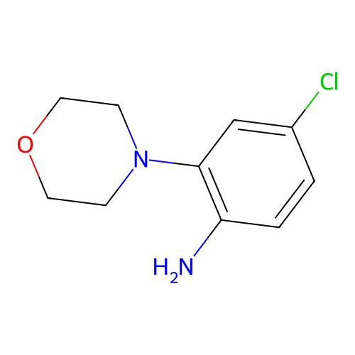4-Chloro-2-morpholin-4-ylaniline structure