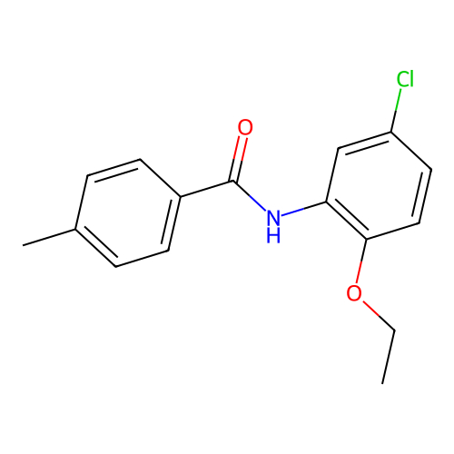 N-(5-chloro-2-ethoxyphenyl)-4-methylbenzamide structure