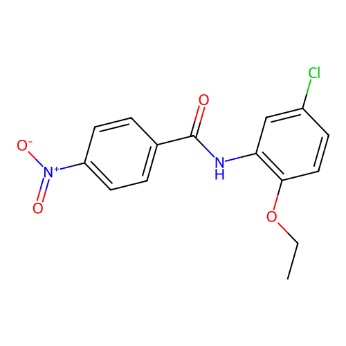 N-(5-chloro-2-ethoxyphenyl)-4-nitrobenzamide structure