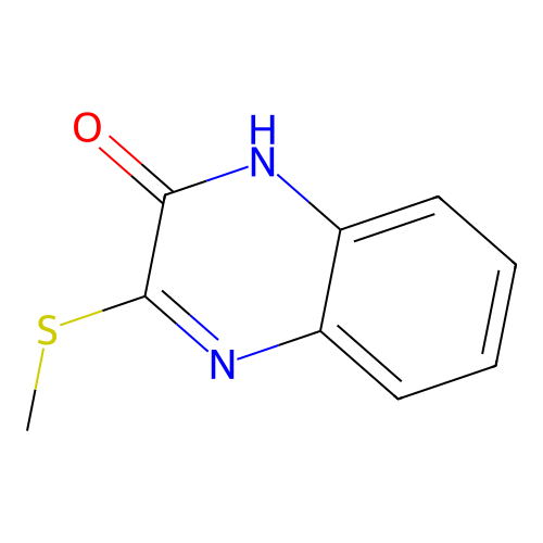 3-methylsulfanyl-1H-quinoxalin-2-one structure