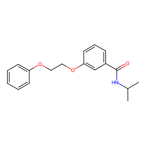 3-(2-phenoxyethoxy)-N-propan-2-ylbenzamide structure
