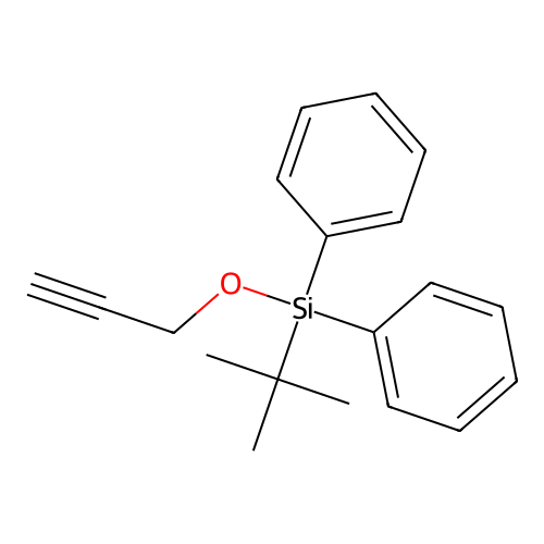 Silane, (1,1-dimethylethyl)diphenyl(2-propynyloxy)- structure