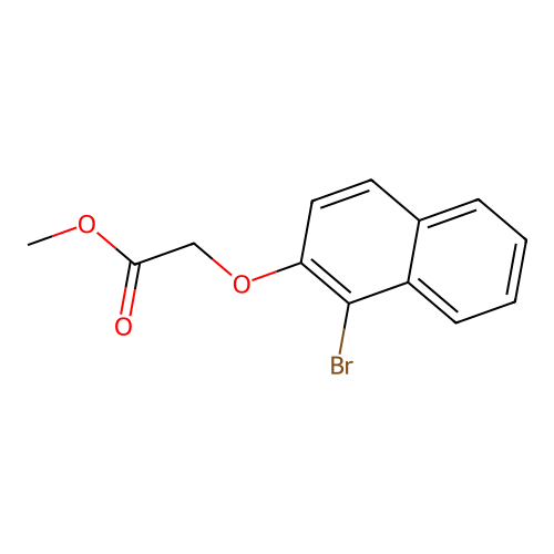 Methyl 2-(1-bromonaphthalen-2-yl)oxyacetate structure