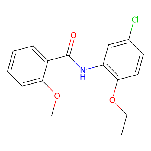 N-(5-chloro-2-ethoxyphenyl)-2-methoxybenzamide structure