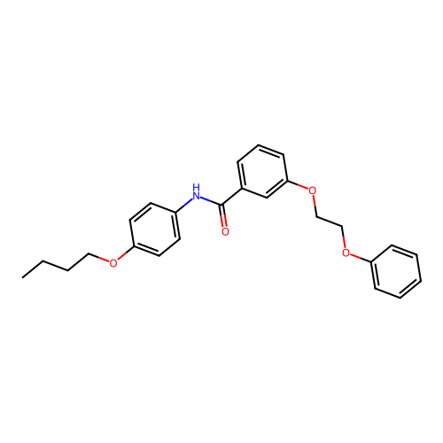 N-(4-butoxyphenyl)-3-(2-phenoxyethoxy)benzamide structure