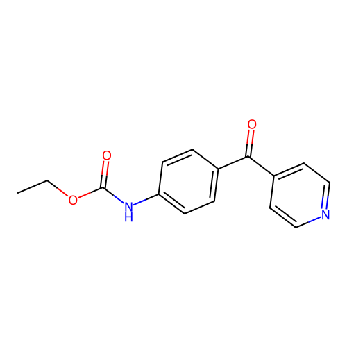 ethyl N-[4-(pyridine-4-carbonyl)phenyl]carbamate structure