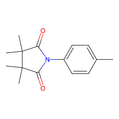 3,3,4,4-Tetramethyl-1-(4-methylphenyl)pyrrolidine-2,5-dione structure