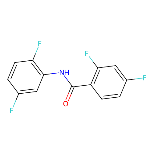 N-(2,5-difluorophenyl)-2,4-difluorobenzamide structure