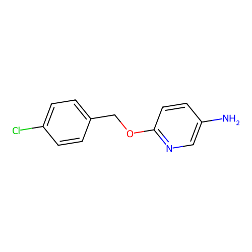 5-Amino-2-[p-chlorobenzyloxy]pyridine structure