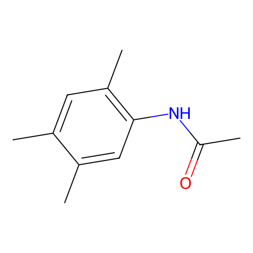 N-(2,4,5-trimethylphenyl)acetamide structure