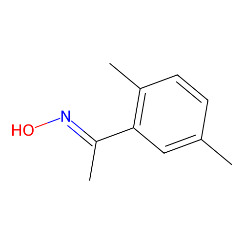 Ethanone, 1-(2,5-dimethylphenyl)-, oxime structure