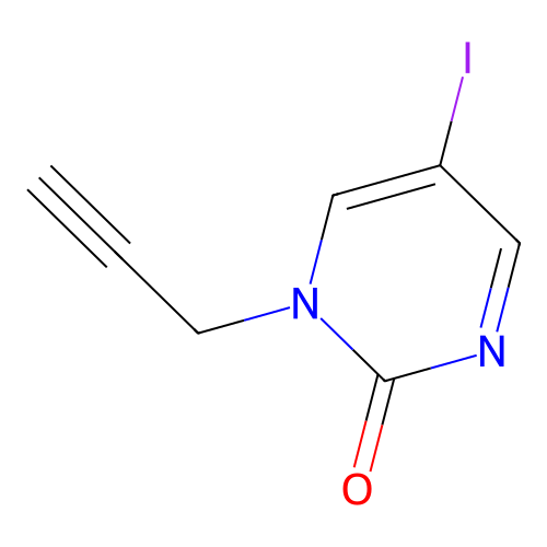 2(1H)-Pyrimidinone, 5-iodo-1-(2-propynyl)- structure