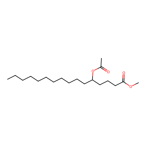 Methyl 5-acetoxyhexadecanoate structure