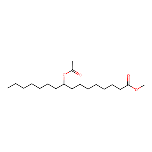 Methyl 9-acetoxyhexadecanoate structure