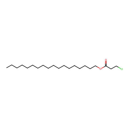 Octadecyl 3-chloropropanoate structure